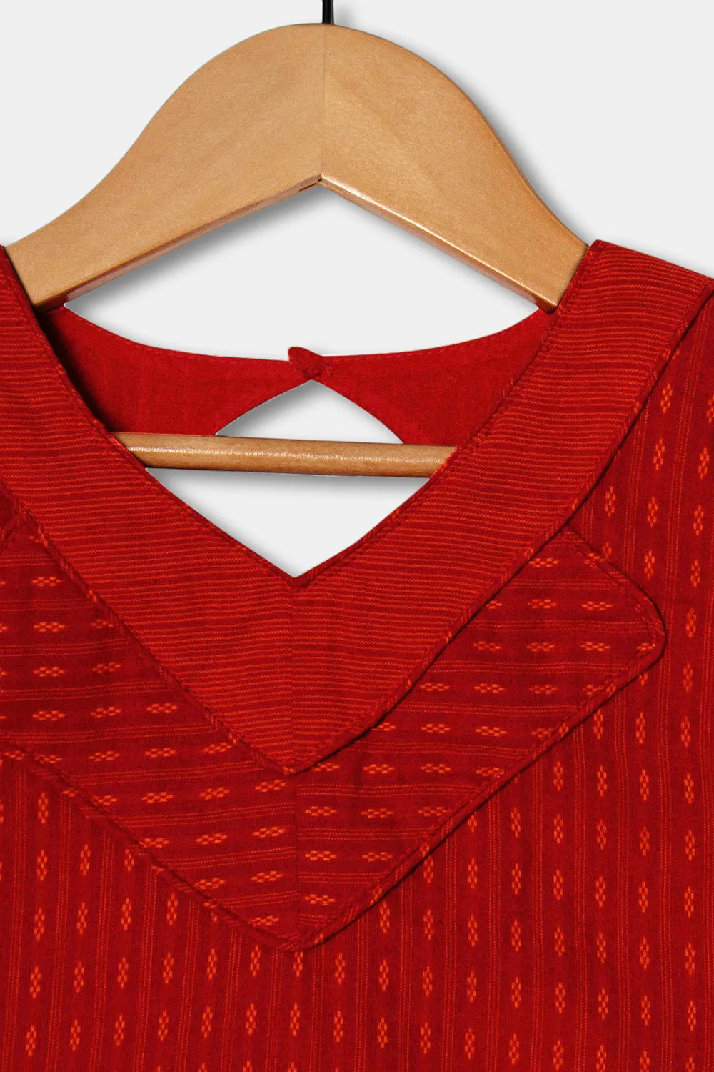 Chittythalli Girls Ethnic Wear Pavadai Set Cotton Regular Fit - Pink - PS60