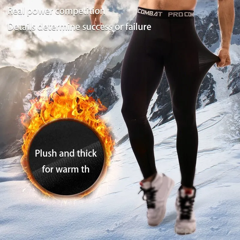 Compression Pants Mens Gym Leggings Sport Training Pants Men Running Tights Trousers Men Sportswear Dry Quick Fit Jogging Pants